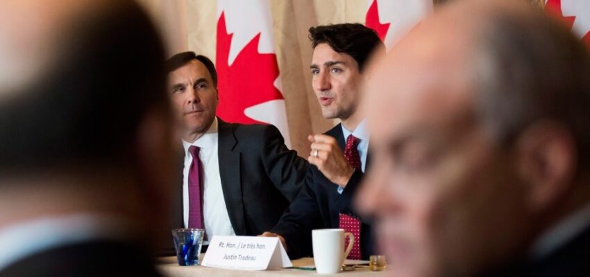 أحزاب المعارضة الكندية تطالب بتنحى رئيس الوزراء جاستن ترودو و وزير المالية بيل مونرو