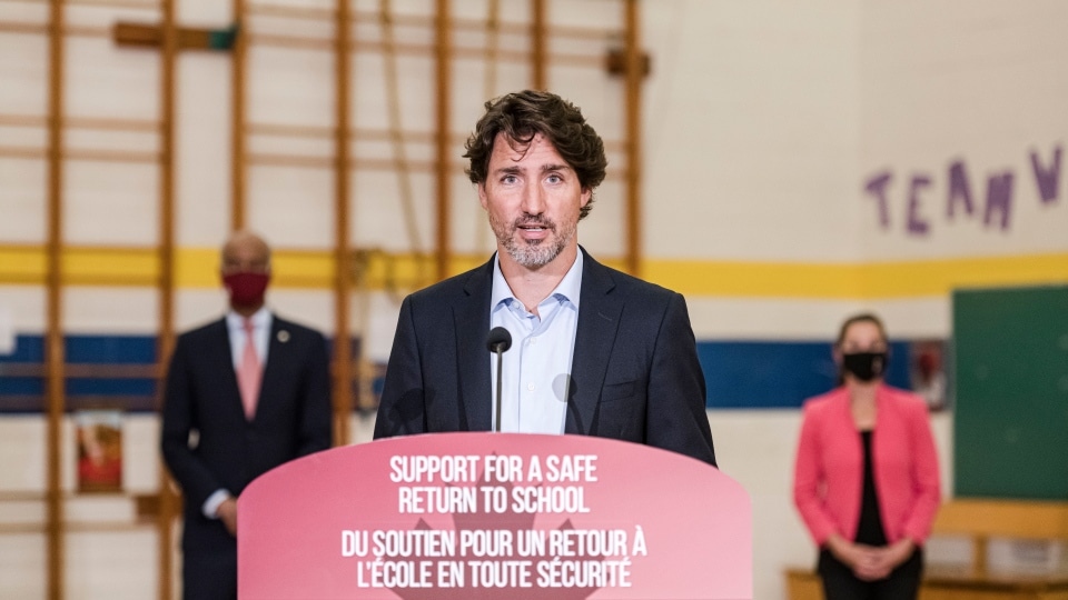 بيان رئيس الوزراء ترودو بشأن عودة المدارس فى كندا