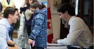 رسالة ترودو إلى اللاجئين السوريين فى كندا