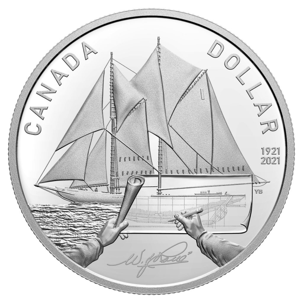 دار سك العملة الملكية تحتفل بذكرى المركب الشراعى الكندى الأسطورى بالعملات الذهبية والفضية
